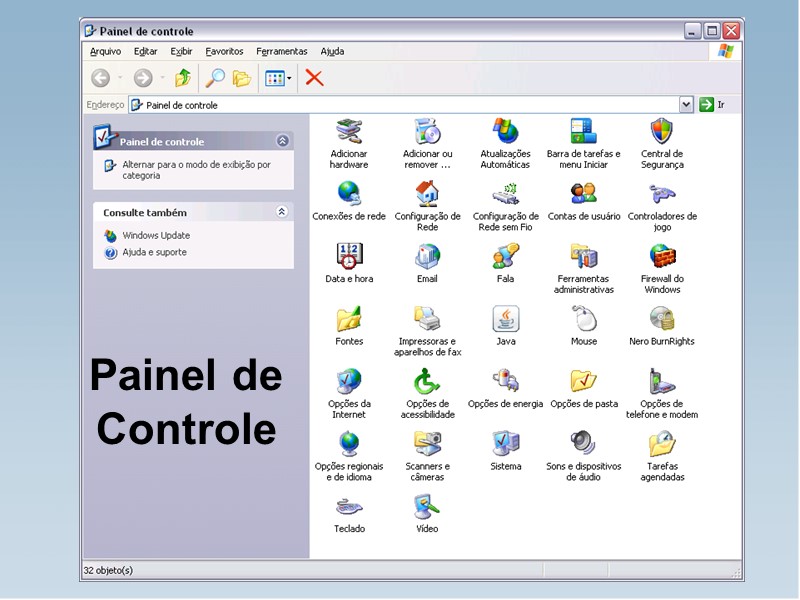 Painel de Controle